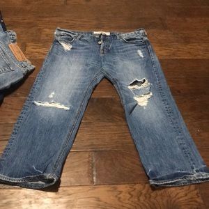 Hollister cropped jeans